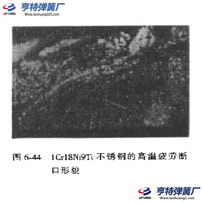 弹簧宏观断裂可以显示典型的疲劳特征