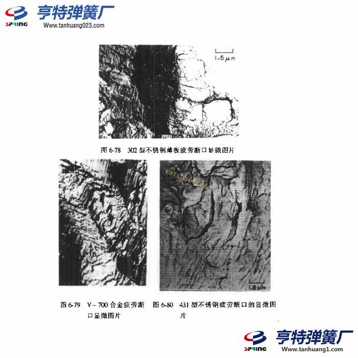 弹簧疲劳断口的定量分析