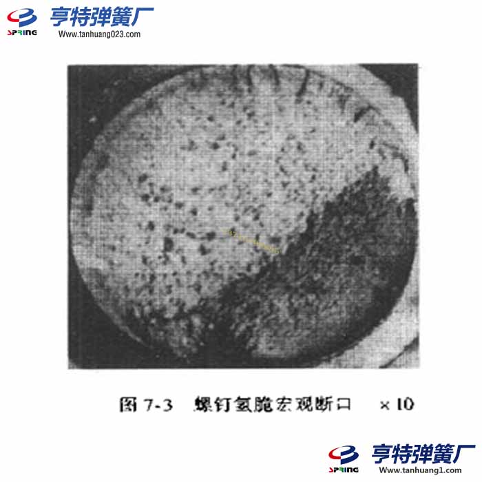 氢脆断口的形貌特征